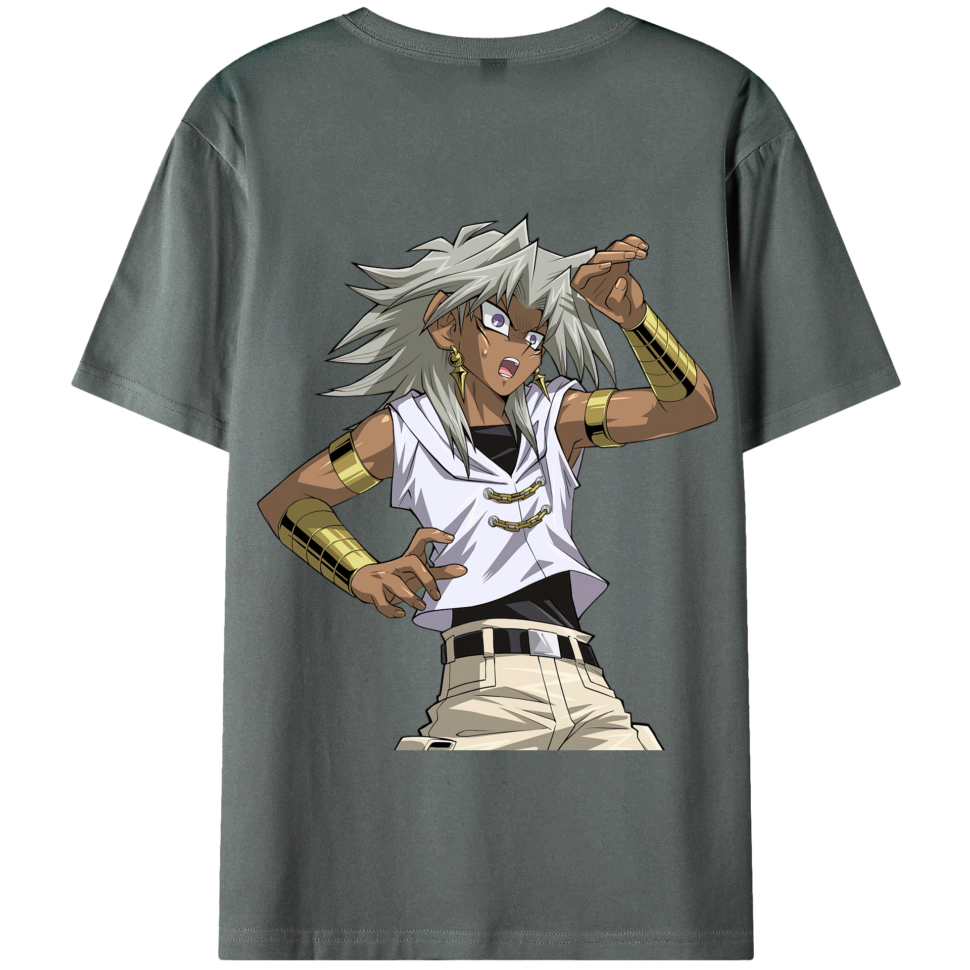 （画像用） 遊☆戯☆王 Yu-Gi-Oh! 綿100％半袖Tシャツ（背面プリント）